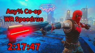 WR Gotham Knights Any Coop Speedrun in 21748 [upl. by Kerri478]