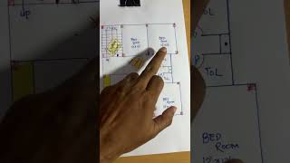 3bhk floor plan homedesign home homeplanideas houseplan [upl. by Nort]