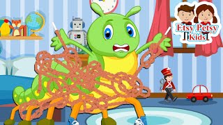 The Centipede Song 🐛 Nursery Rhymes for children  Children Songs  Toddler Fun Learning [upl. by Cadmar]