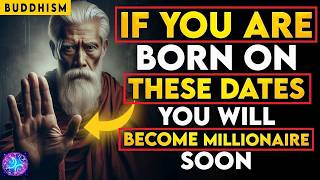 ⚠️If you were BORN on these DATES you will be a MILLIONAIRE very soon  Buddhist teachings⚠️ [upl. by Rodie]