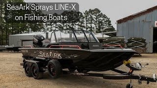 SeaArk Boats Sprays LINEX on Fishing Boats [upl. by O'Grady]