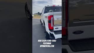 New 2024 Ford F250 Platinum Star White [upl. by Chemash]