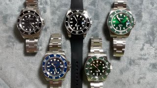 Submariner homage comparison Sugess Cronos San Martin [upl. by Kinchen826]