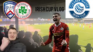 REDS INTO NEXT ROUND COLERAINE VS CLIFTONVILLE IRISH CUP VLOG 1 [upl. by Munro]