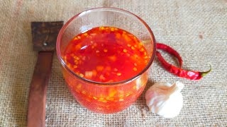 Thai Sweet Chili amp Garlic Sauce Recipe  Homemade Sweet Chili Sauce  Shorts [upl. by Vudimir]