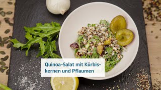 QuinoaSalat mit Kürbiskernen und Pflaumen  Rezepte [upl. by Goldarina]