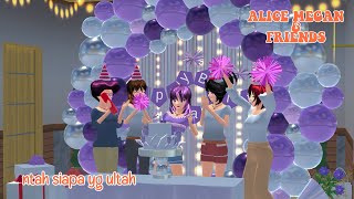 ALICE MEGAN amp FRIENDS GATAU YG ULTAH SIAPA  SAKURA SCHOOL SIMULATOR [upl. by Dazhehs707]