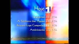 Programação RTP1 17 de Outubro de 2001 [upl. by Nosiddam949]