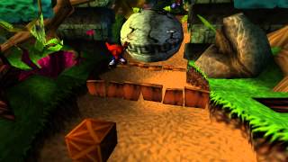 Crash Bandicoot PS1 walkthrough  Boulders [upl. by Reeves]