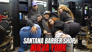 ASI ES SANTAN BARBERSH0P EN NUEVA YORK [upl. by Finlay]