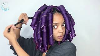 Soft Heatless Curls  NO heat or stretching  CoolCalmCurly [upl. by Assanav]