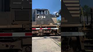 NORFOLK amp CSX Side by Side Narrow Railway Crossing [upl. by Atoked]