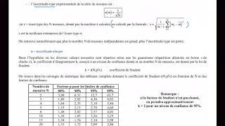 Incertitudes  Calculs type A [upl. by Nirat]