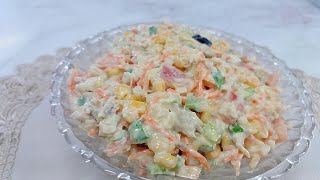 SALADA DE FRANGO COM MAIONESERECEITA FÁCIL E DELICIOSA [upl. by Nea]