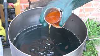 Waste oil distillate fuel  ethoxide cleaning odor removing shortened video HD quality [upl. by Anitra]