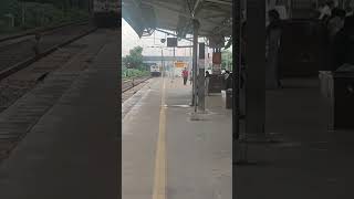 Mass Entry 💥 Honking KYN WAP7 with MAS ADI Humsafar Express indianrailways shortsfeed shorts [upl. by Licastro]