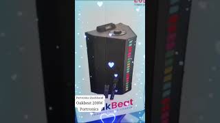 Portronics Oakbeat 200W trolley speaker with karoke🎤powerfull bass coresoundportronicsindia reels [upl. by Soneson]