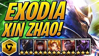 EXODIA XIN ZHAO CARRY  3 STAR PROTECTORS ⭐⭐⭐  TFT Galaxies  Teamfight Tactics Set 3  LoL [upl. by Ayala]