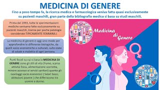 LA MEDICINA DI GENERE [upl. by Narat]