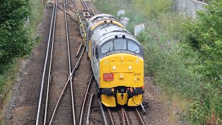 37901  37407 at Crowbridge Road footbridge Ashford [upl. by Ainegue]