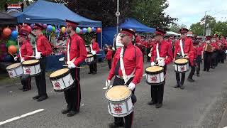 Belleek Accordion Band  Royal 13th Scarva 2024 [upl. by Leunamesoj544]