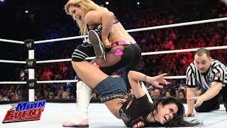 AJ Lee vs Natalya  Divas Championship Match WWE Main Event Nov 13 2013 [upl. by Trimmer]