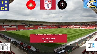 EFL Live Doncaster Rovers v Salford City Alternative Audio Commentary [upl. by Errised]