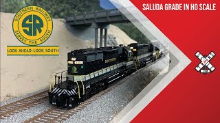 Southern Railways Saluda Grade in HO Scale [upl. by Dowlen]