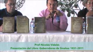 Presentación del Libro Gobernadores de Sinaloa en Chametla 2016 [upl. by Isaac]