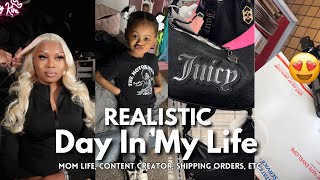 REALISTIC Day In My Life As A Full Time Content Creator Entrepreneur amp Mommy [upl. by Sileas]