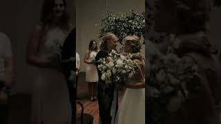 Bride walking down the aisle with both her parents shorts [upl. by Opportina]