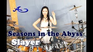 Slayer  Seasons in the Abyss drum cover by Ami Kim 61 [upl. by Alejo]