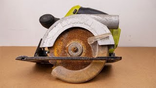 Restoring Circular Saw IT BECAME NEW AGAIN [upl. by Dagnah]