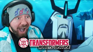 DRIFT TRAINS GRIMLOCK FIRST TIME WATCHING  Transformers Robots in Disguise S4 Episode 3 REACTION [upl. by Animehliw566]