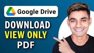 How To Download View Only PDF from Google Drive 100 Works [upl. by Higinbotham]