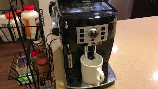 Delonghi Magnifica XS Automatic Espresso Machine Review [upl. by Anilem]