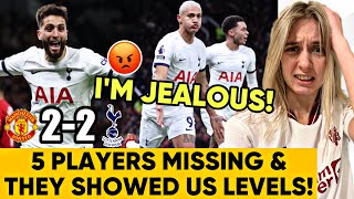 Spurs Showed us Levels🤬 Porro amp Bentancur incredible FFS Man Utd 22 Tottenham Reaction [upl. by Chang]