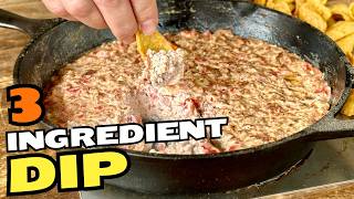 Smoked Sausage Rotel Dip  Easy 3 Ingredient Pellet Grill Appetizer [upl. by Rasmussen]