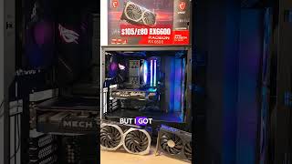 105£80 RX 6600 pcbuild gamingcomputer pccooler pcmarket gamingpc techtok computergaming [upl. by Jolanta491]