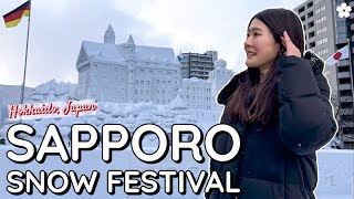 Snowy Spectacle in Sapporo Discover Japans Winter Masterpieces ❄️ Sapporo Snow Festival 2024 [upl. by Jackquelin]