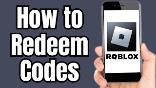 How to Redeem Roblox Codes [upl. by Anitsirt]