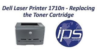 Dell 1710n  Replacing the Toner Cartridge [upl. by Iahcedrom]