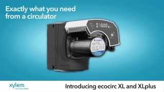 Lowara ecocirc XL and XLplus large wet rotor circulators [upl. by Koziel]