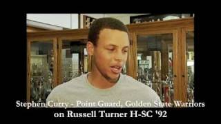 Jarrod Ficklin 11 asks GS Warriors Guard Stephen Curry about Coach Russell Turner 92 [upl. by Aika]