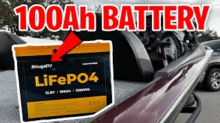 BougeRV Group 24 LiFePO4 100Ah Battery  Overview  Testing [upl. by Undine65]