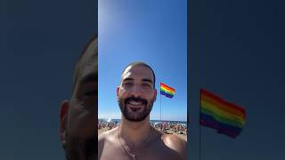 Gay Beach In Gran Canaria Maspalomas 🏳️‍🌈 gaybeach gaytravel grancanaria maspalomas [upl. by Enoved]