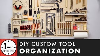 How to Make a Custom Tool Organization Board [upl. by Adniles318]