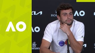 Aslan Karatsev quotI felt unbelievablequot press conference SF  Australian Open 2021 [upl. by Chapa]