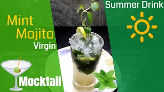 How to make mojito  Mocktail recipe  Refreshing drink for summers [upl. by Alda]