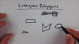 What are Irregular Polygons [upl. by Refinney703]